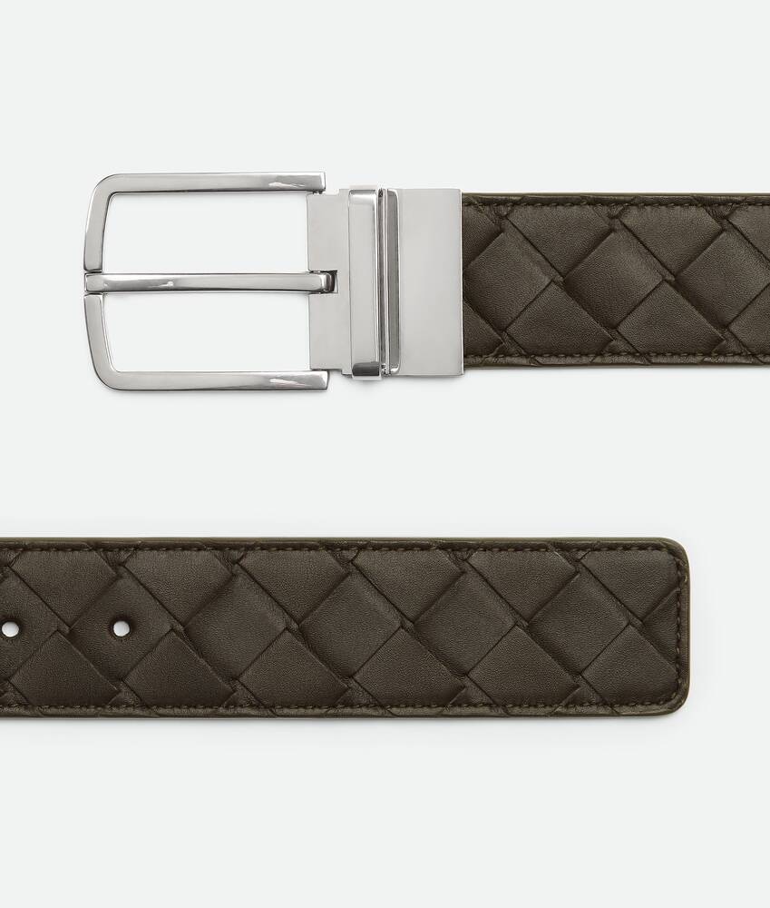 Bottega Veneta Cinturón Reversible Intrecciato