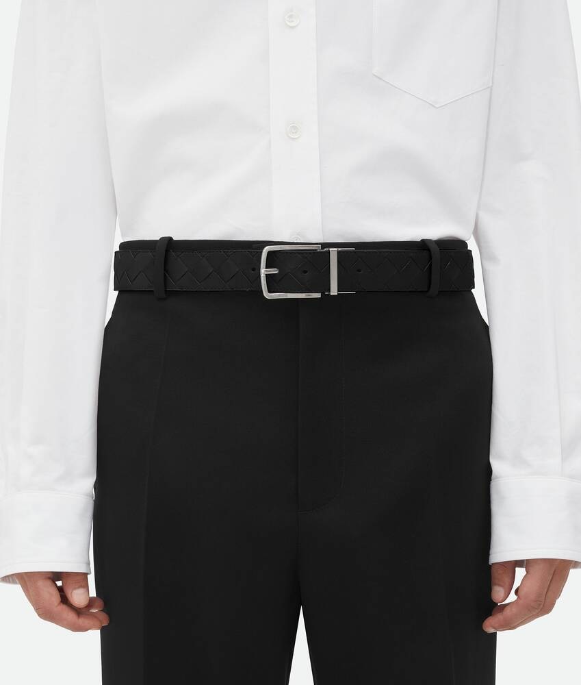 Bottega Veneta Cinturón Reversible Intrecciato