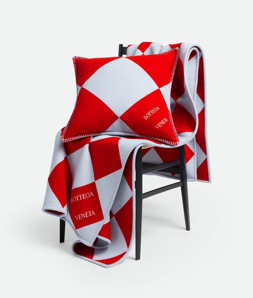 Bottega Veneta Cojín De Jacquard A Cuadros