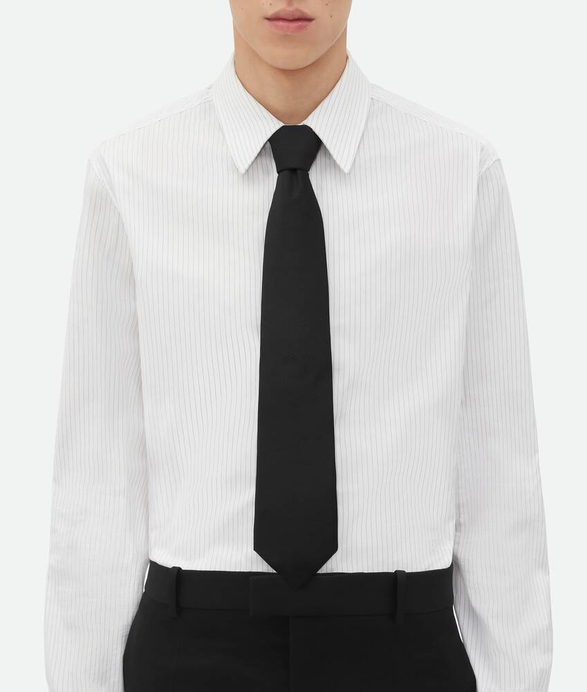 Bottega Veneta Corbata De Sarga De Seda