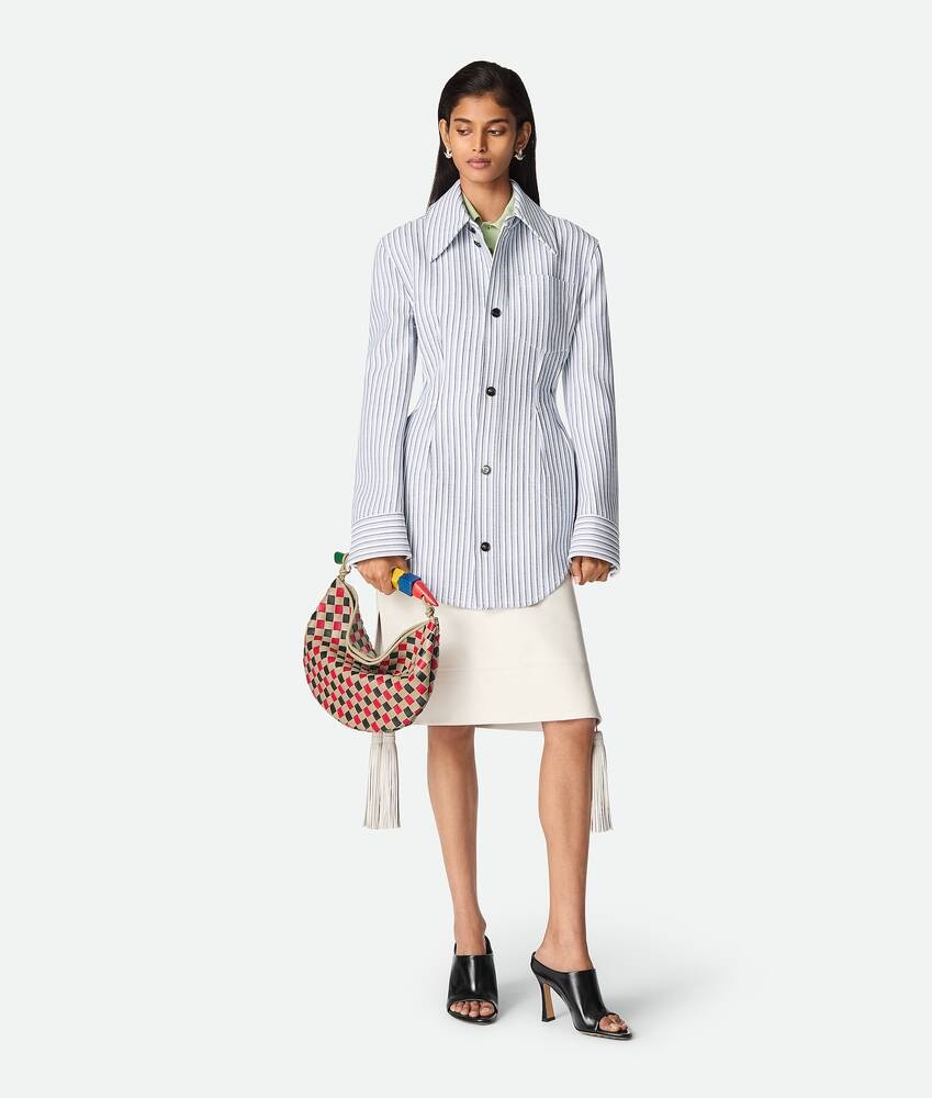 Bottega Veneta Falda De Piel Brillante