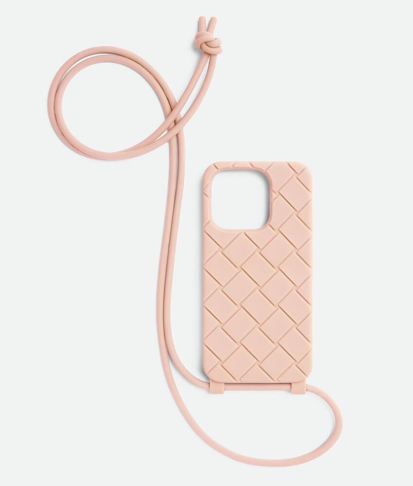 Bottega Veneta Funda para iPhone 15 Pro con correa