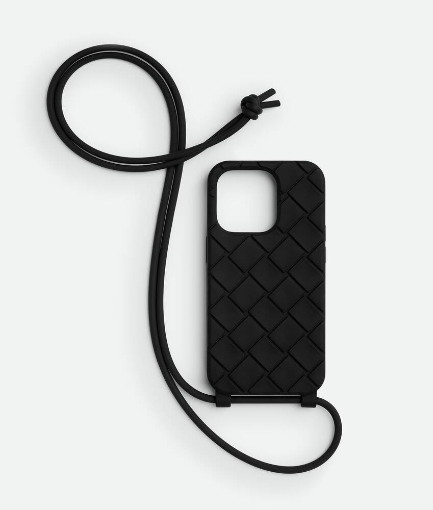 Bottega Veneta Funda para iPhone 15 Pro con correa