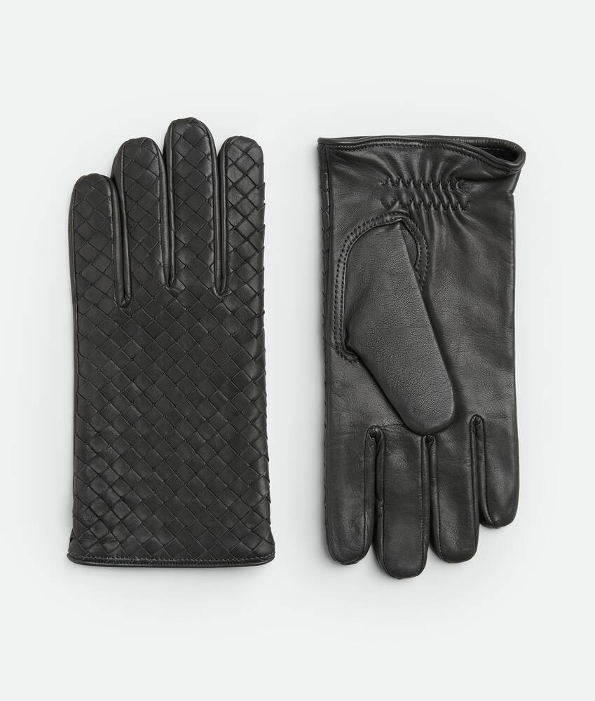 Bottega Veneta Guantes de piel Intrecciato