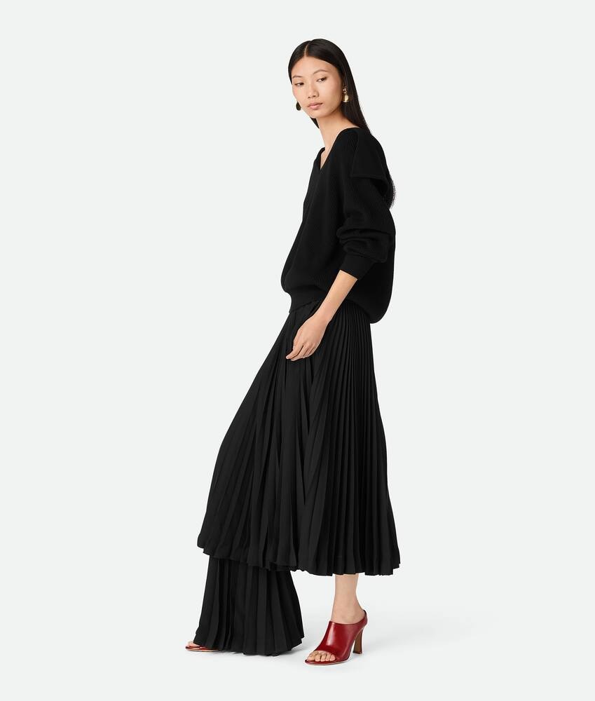 Bottega Veneta Jersey De Algodón Acanalado