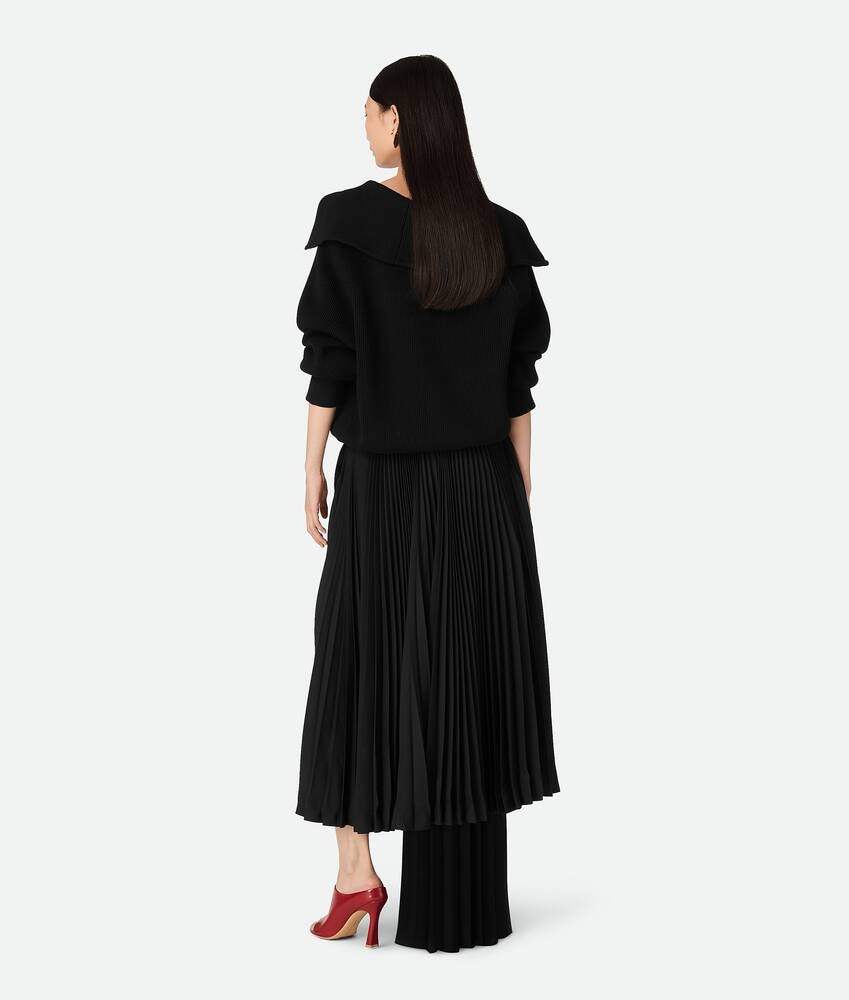 Bottega Veneta Jersey De Algodón Acanalado