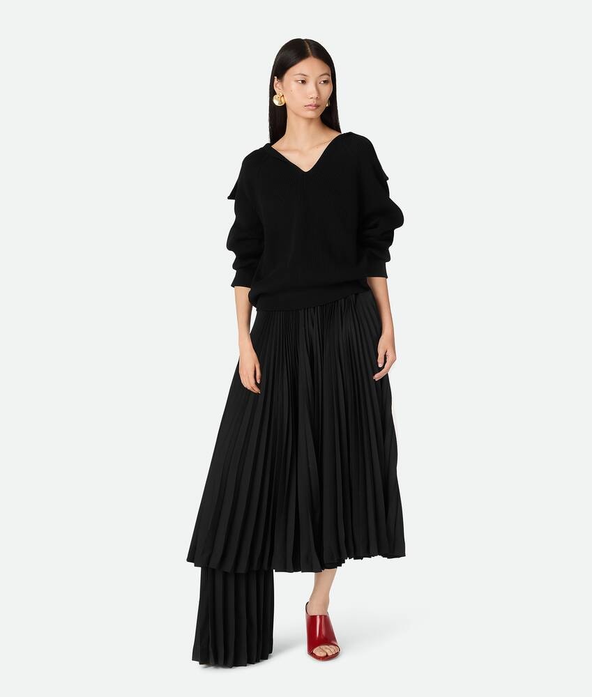 Bottega Veneta Jersey de algodón acanalado