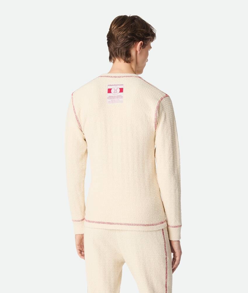 Bottega Veneta Jersey De Algodón Gofrado