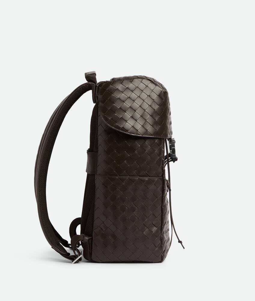 Bottega Veneta Mochila Intrecciato Con Solapa