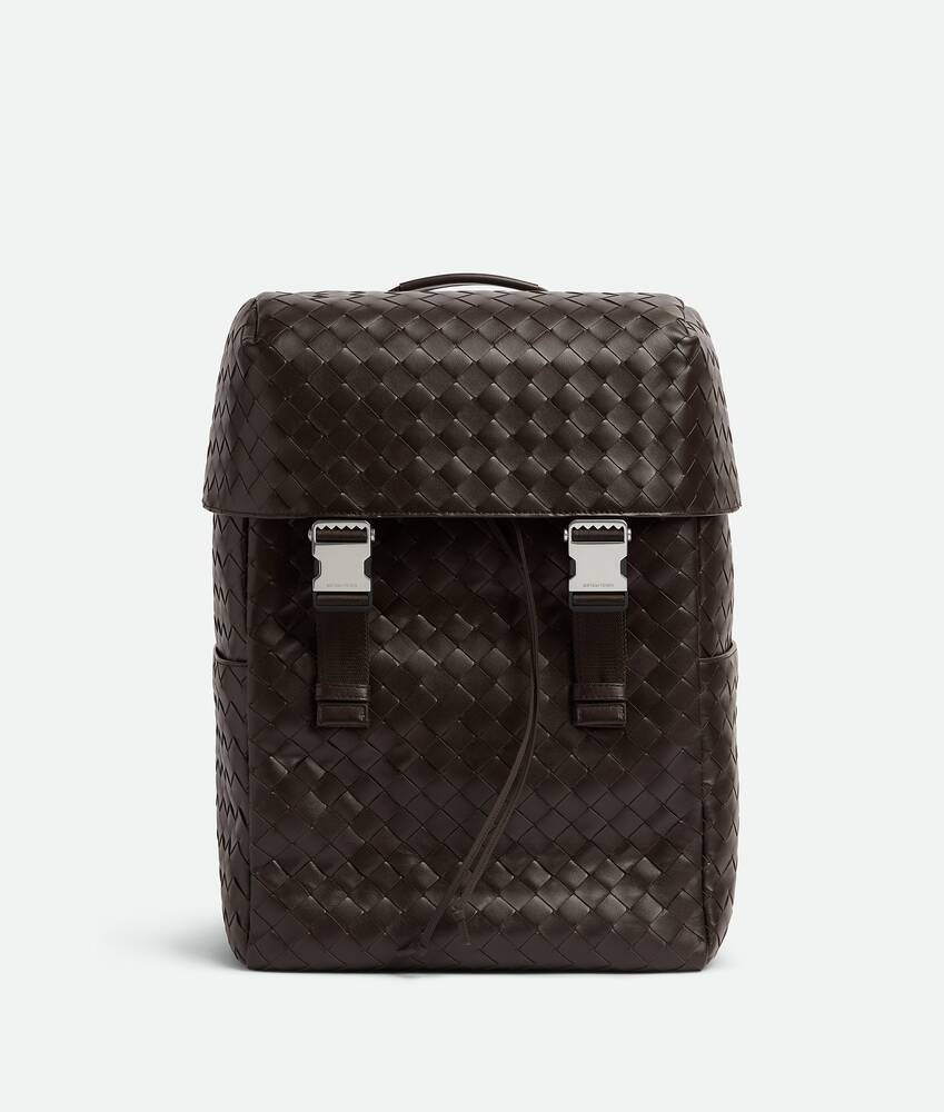 Bottega Veneta Mochila Intrecciato con solapa