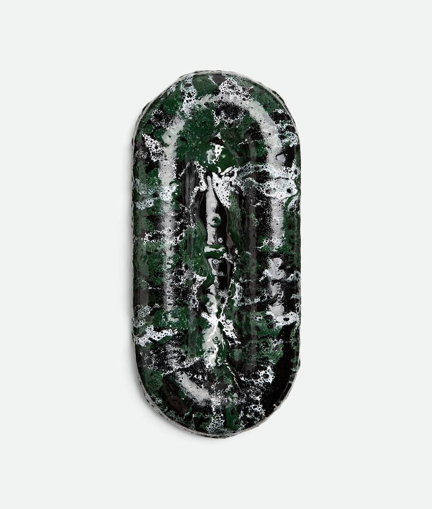 Bottega Veneta Óvalo Esmaltado Volcanic