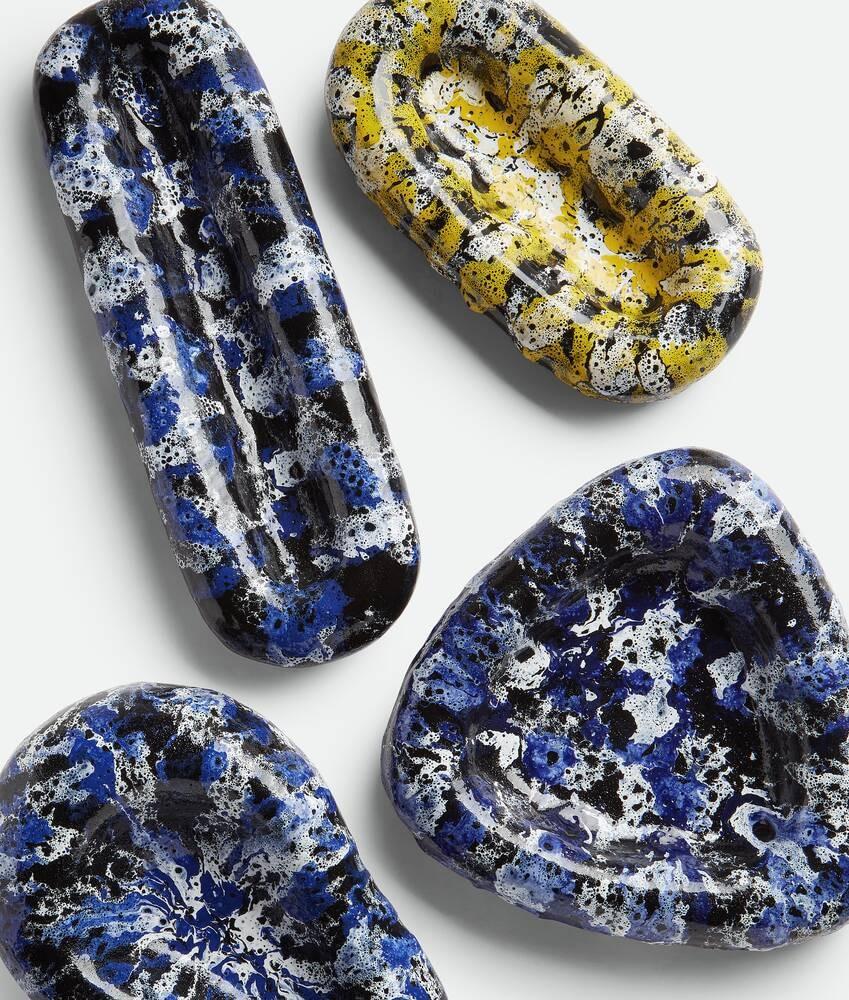 Bottega Veneta Óvalo Esmaltado Volcanic