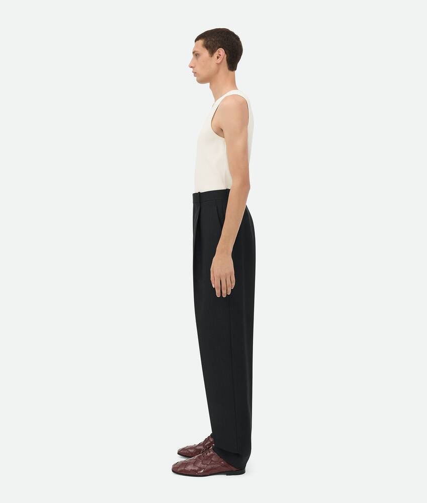 Bottega Veneta Pantalones De Lana A Rayas