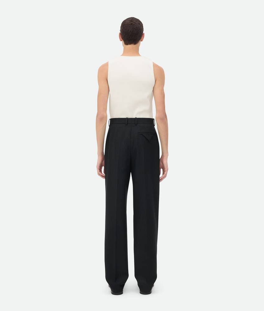 Bottega Veneta Pantalones De Lana A Rayas