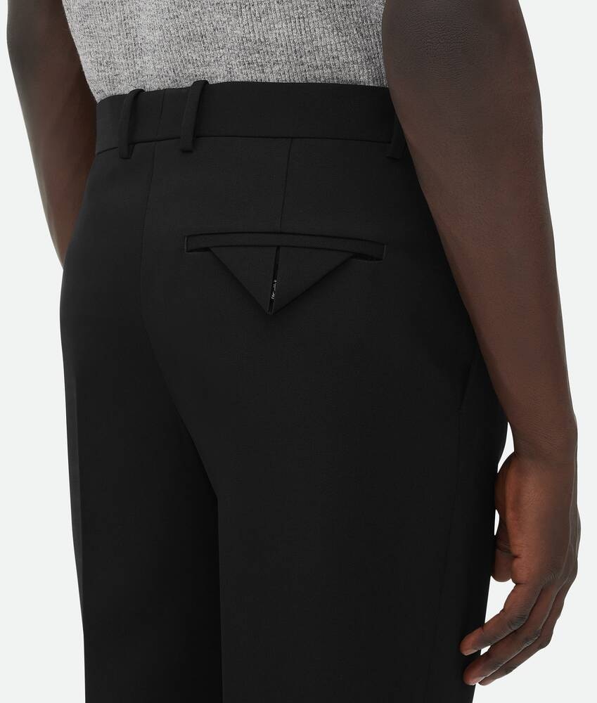 Bottega Veneta Pantalones De Lana Grain De Poudre