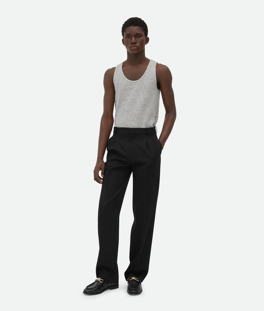 Bottega Veneta Pantalones de lana grain de poudre