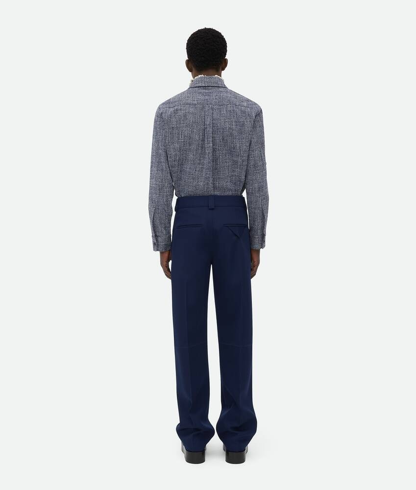 Bottega Veneta Pantalones De Lana Grain De Poudre