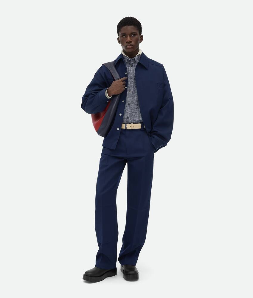 Bottega Veneta Pantalones De Lana Grain De Poudre