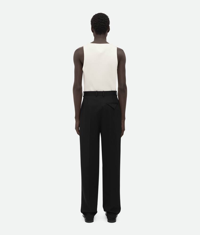 Bottega Veneta Pantalones De Lana Grain De Poudre