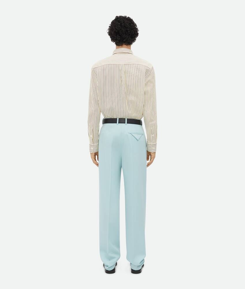 Bottega Veneta Pantalones De Lana Grain De Poudre