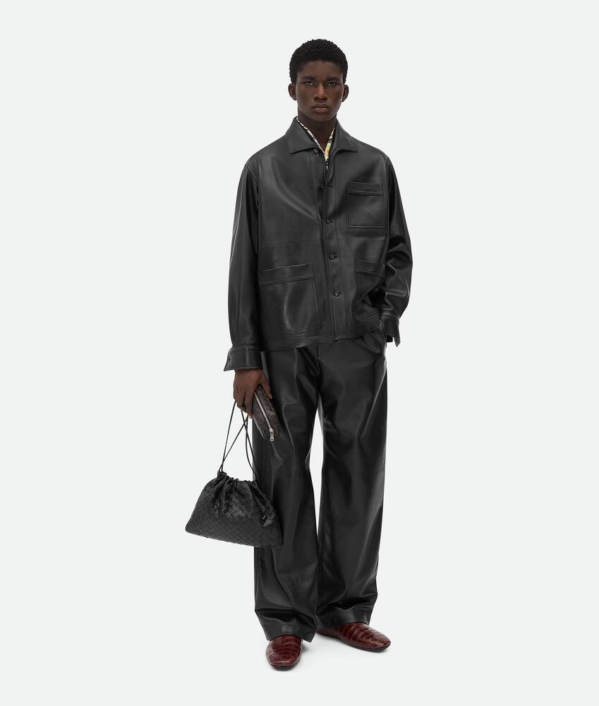 Bottega Veneta Pantalones De Piel