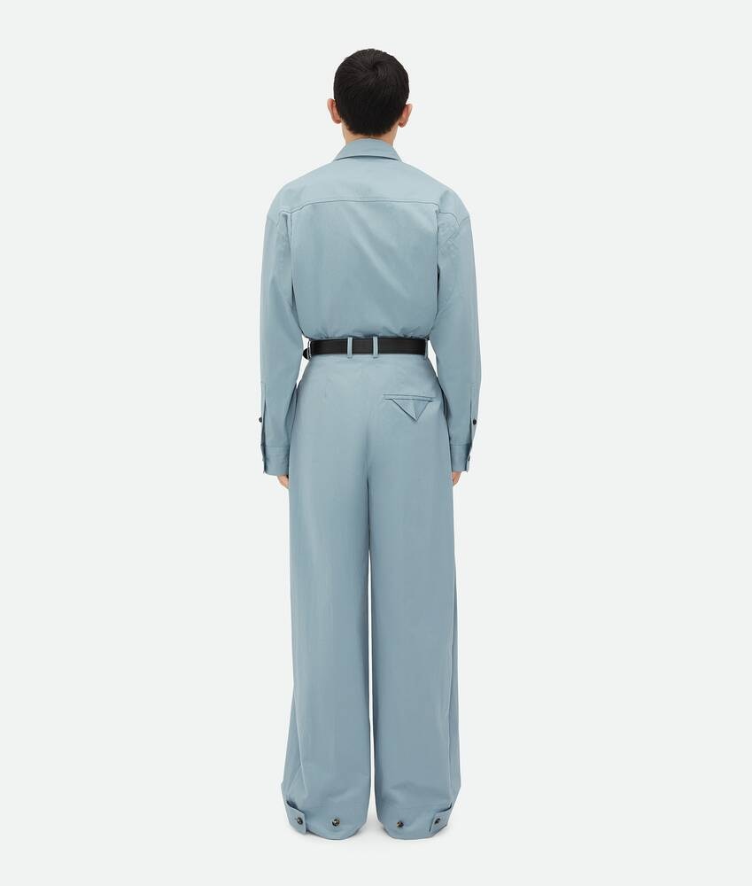 Bottega Veneta Pantalones De Sarga De Algodón