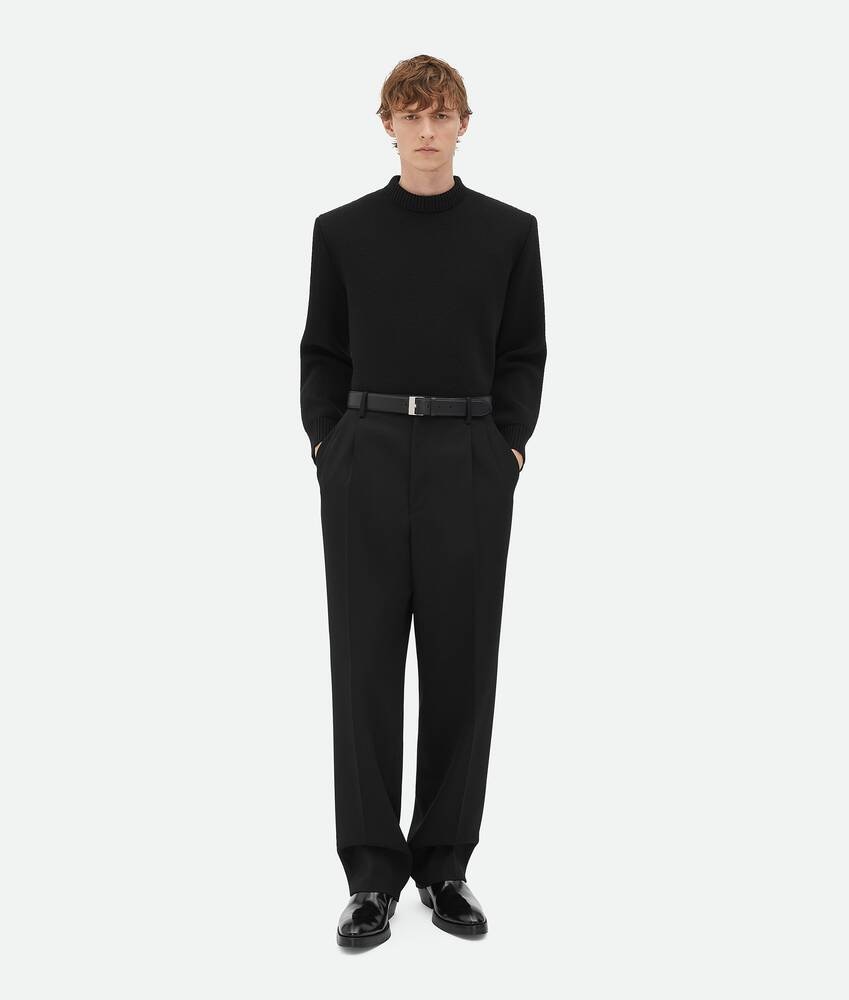 Bottega Veneta Pantalones de sarga de lana