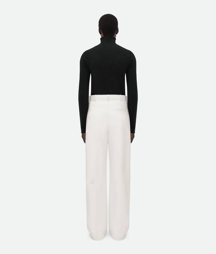 Bottega Veneta Pantalones Wide Leg De Piel