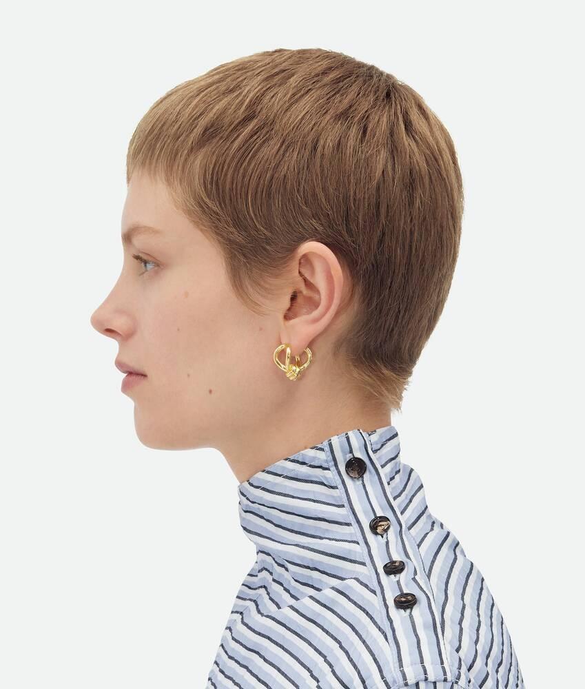 Bottega Veneta Pendientes De Aro Knot