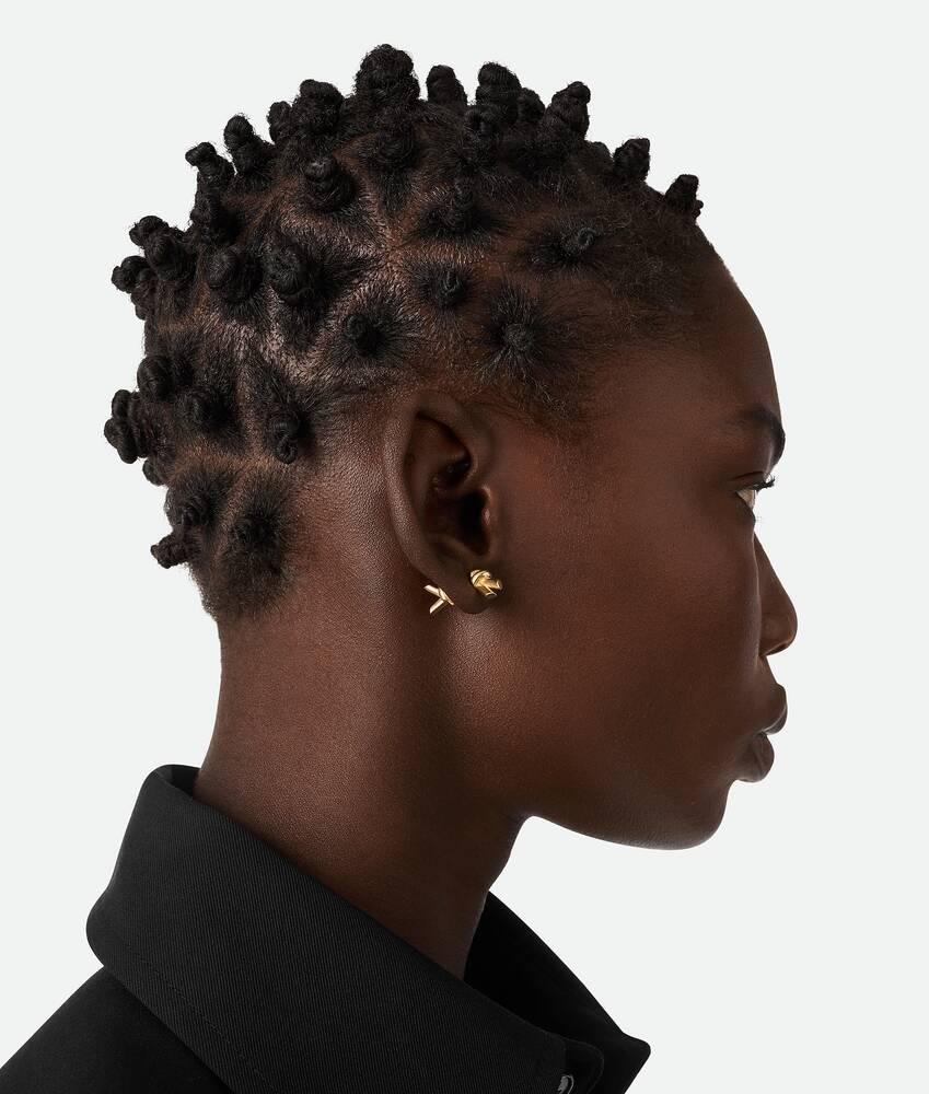 Bottega Veneta Pendientes De Botón Knot