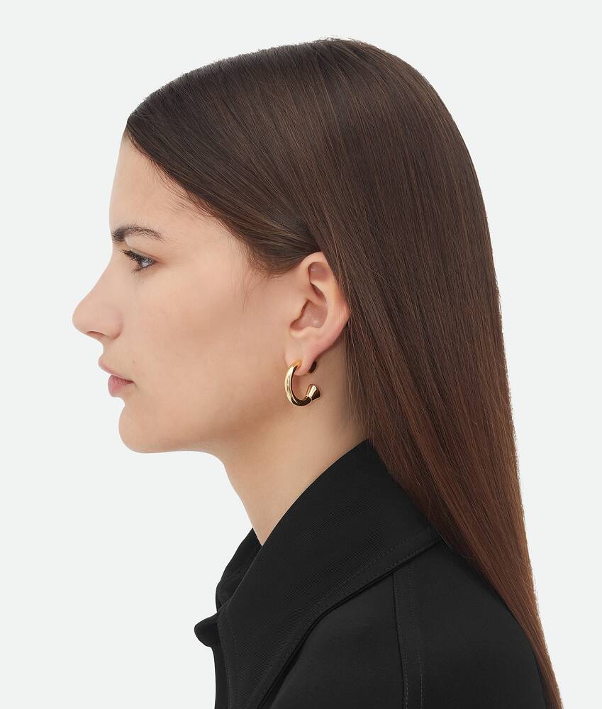 Bottega Veneta Pendientes Ellipse Hoop