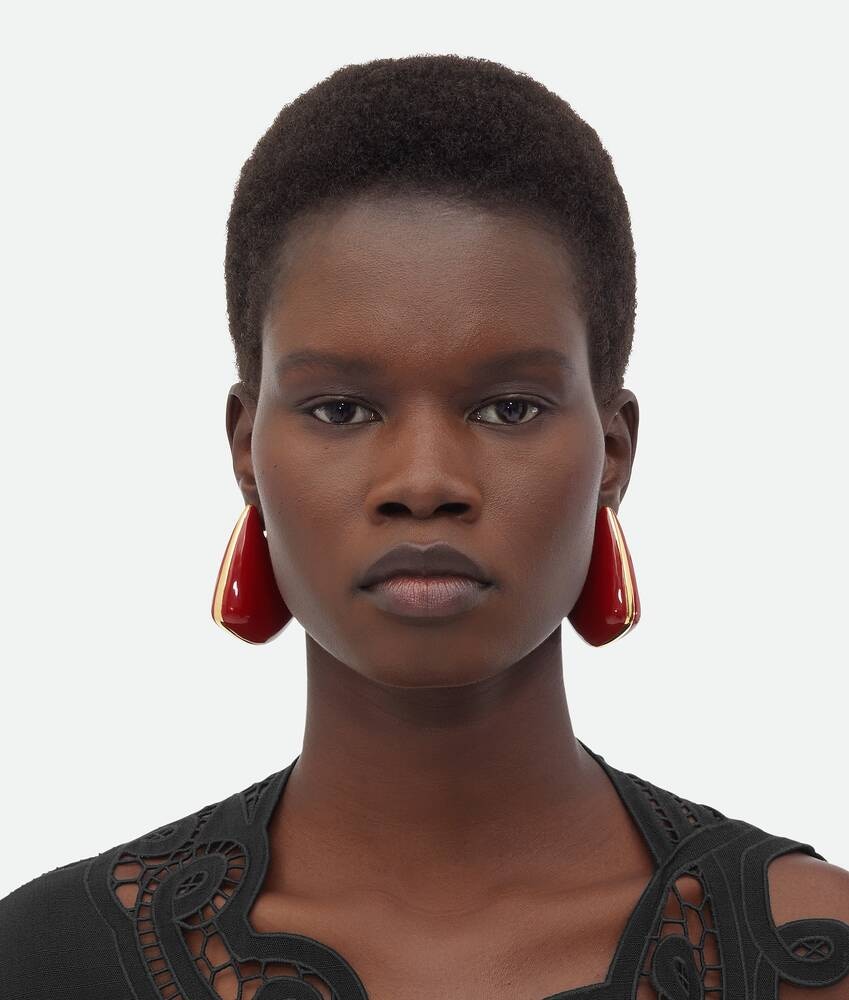 Bottega Veneta Pendientes Fin Grandes