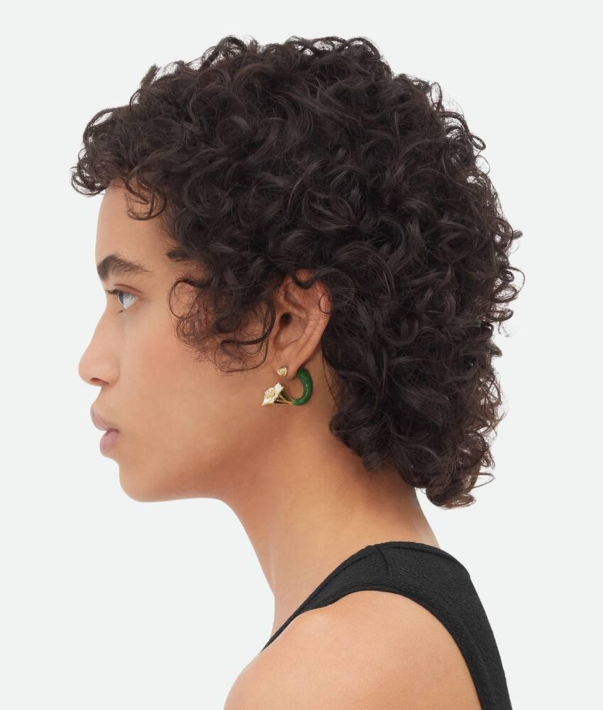 Bottega Veneta Pendientes Flower
