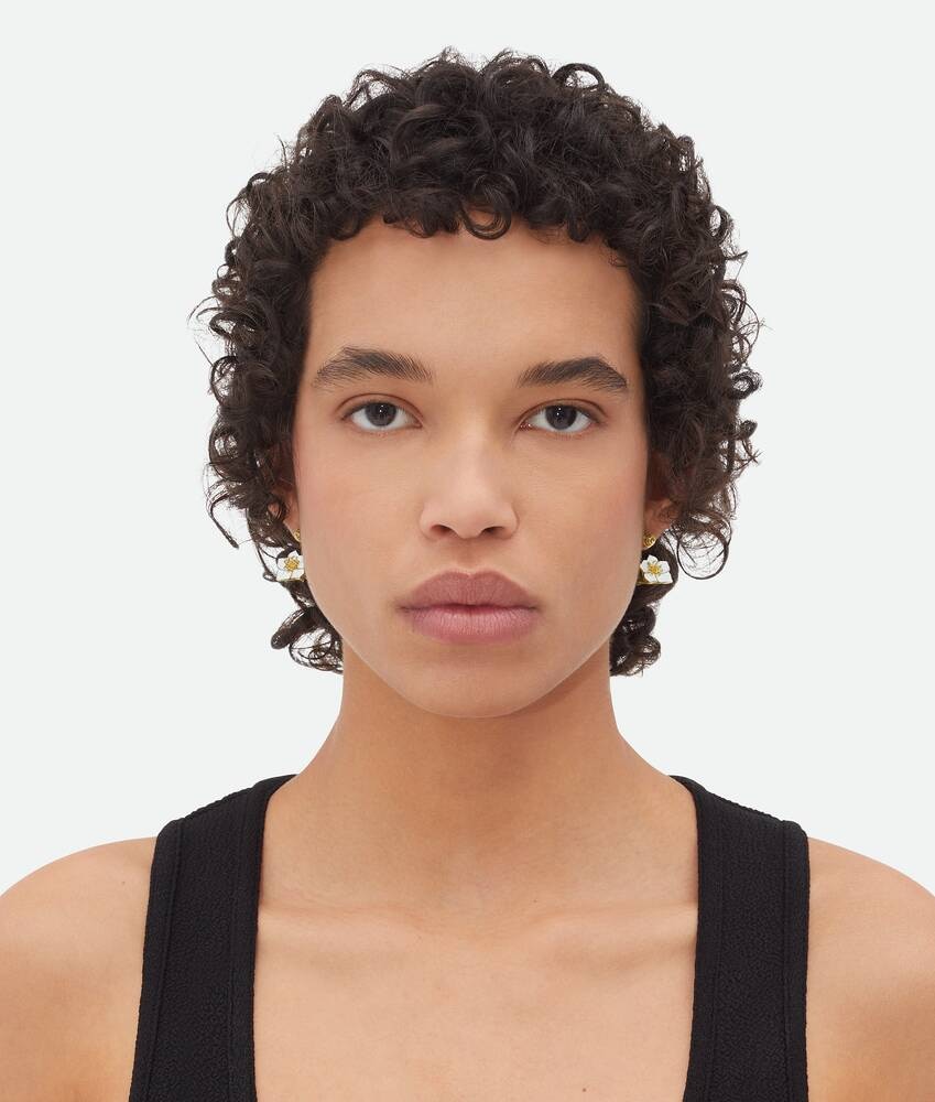 Bottega Veneta Pendientes Flower