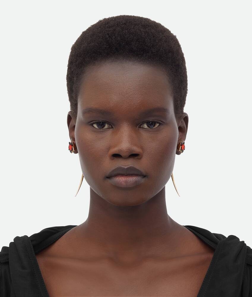 Bottega Veneta Pendientes Flower