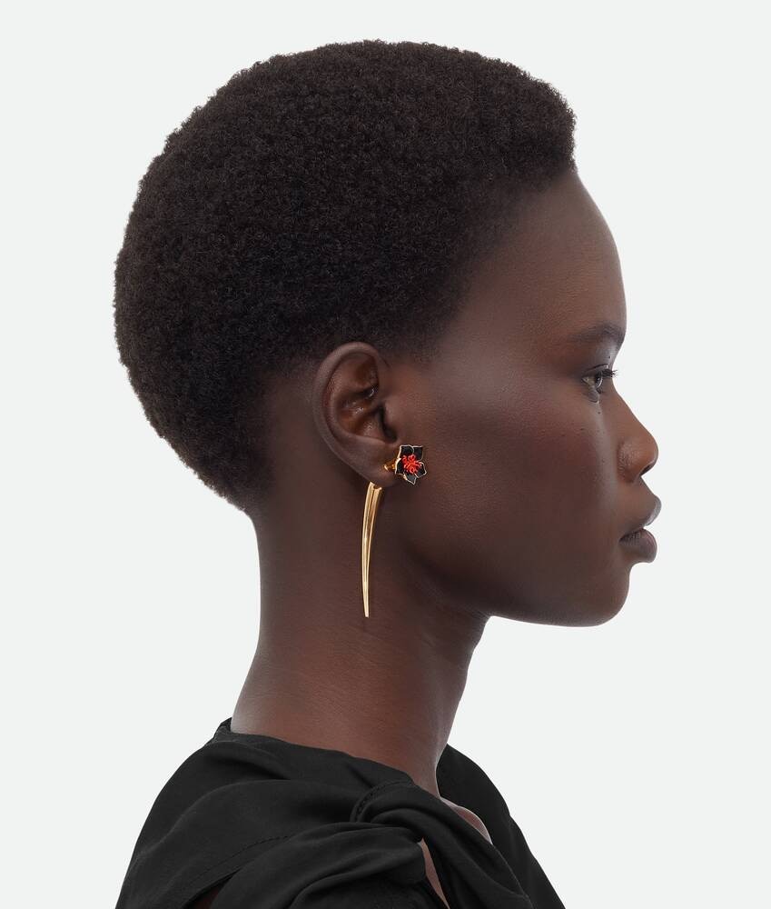 Bottega Veneta Pendientes Flower