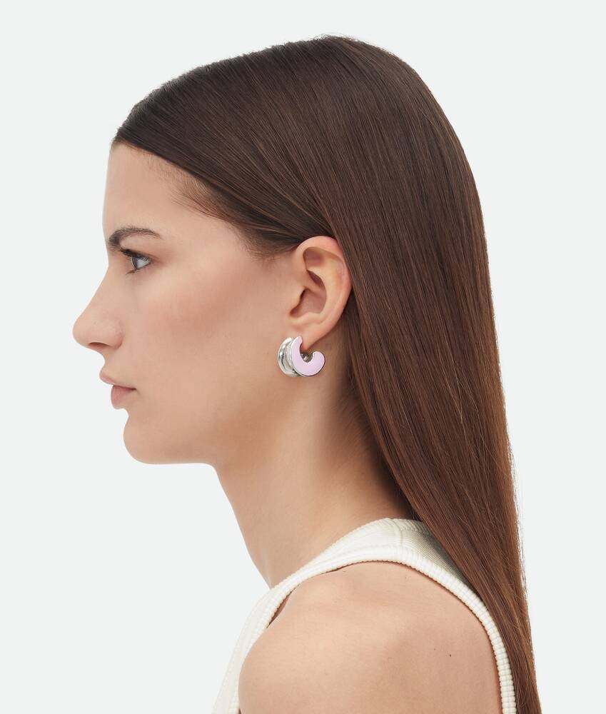 Bottega Veneta Pendientes H Beam Pequeños
