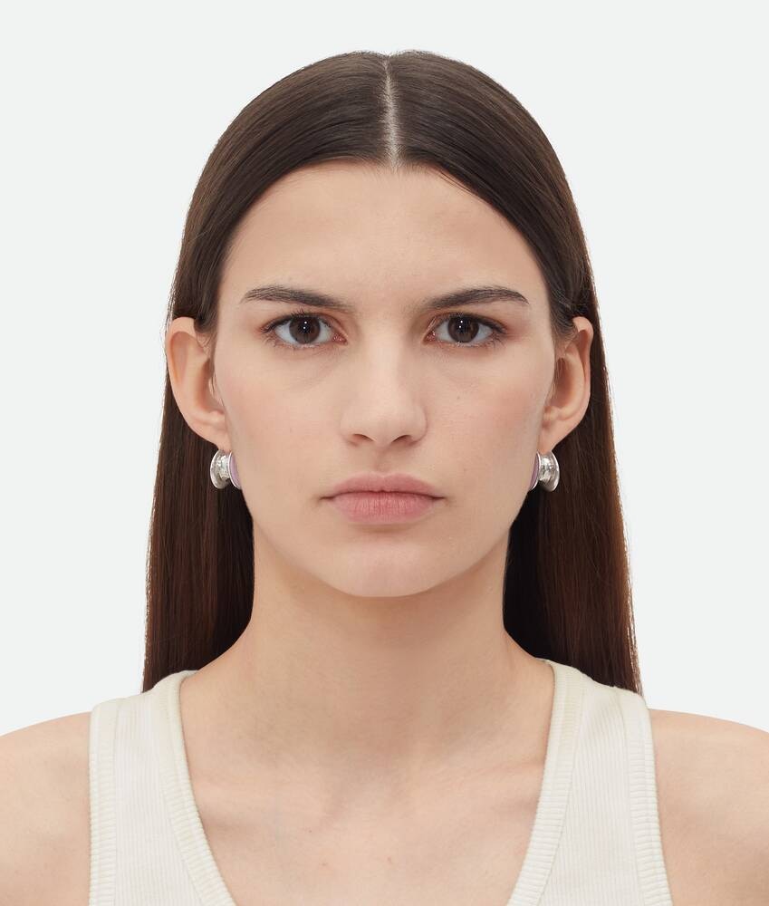 Bottega Veneta Pendientes H Beam Pequeños