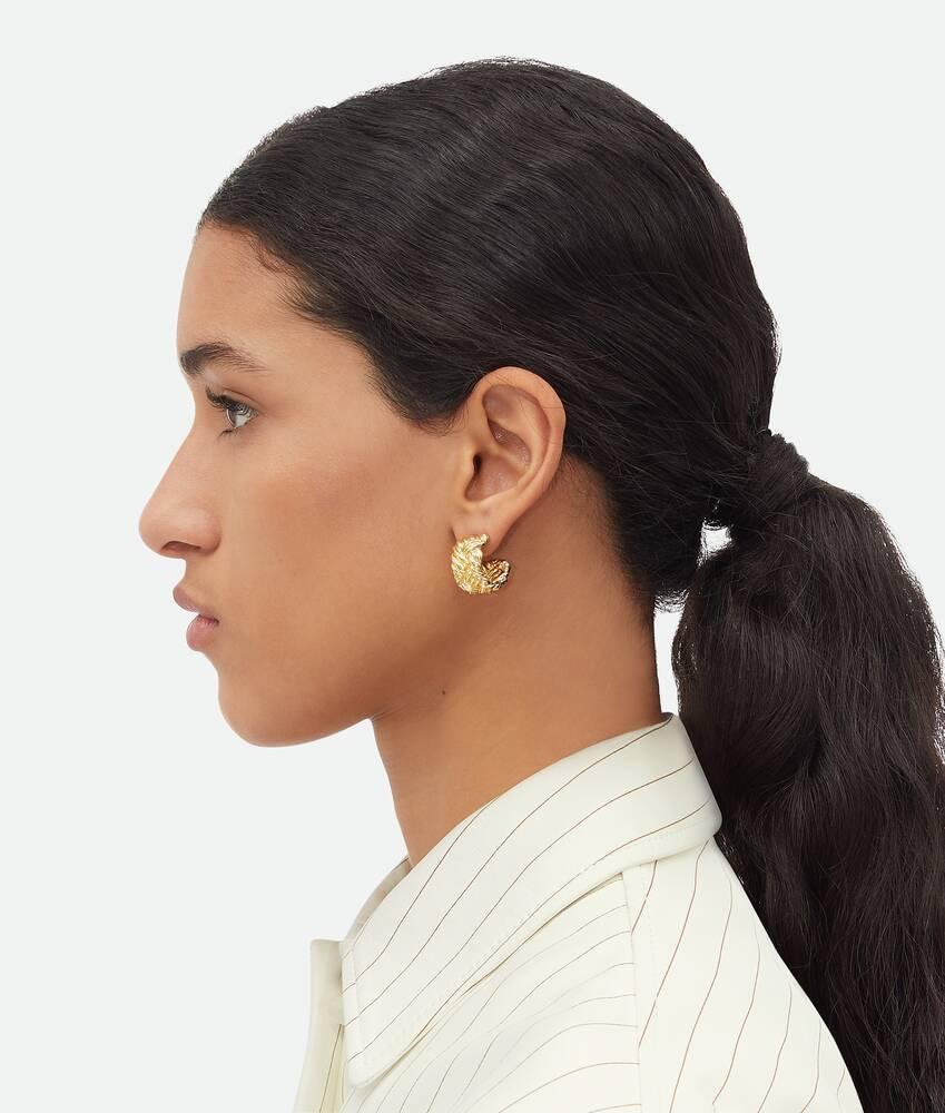 Bottega Veneta Pendientes Intreccio Grandes