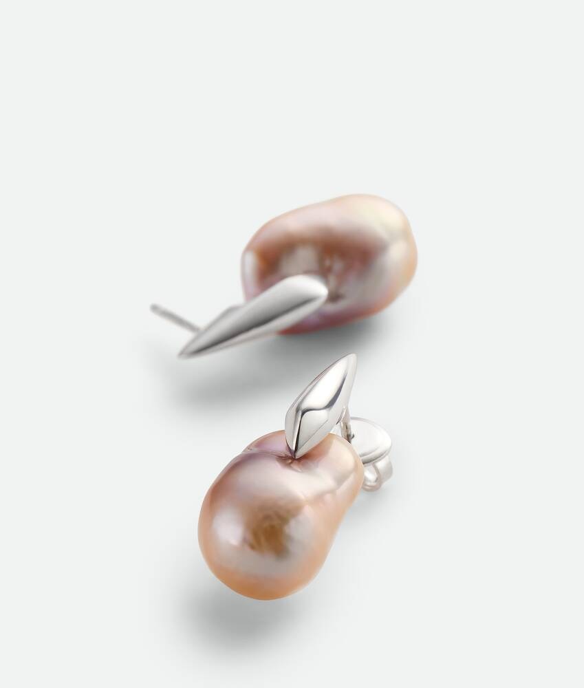 Bottega Veneta Pendientes Pearl Grandes