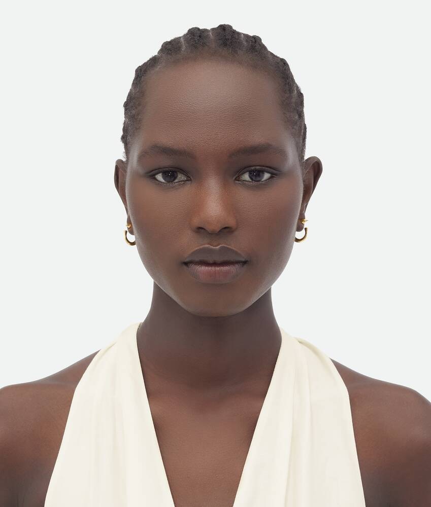 Bottega Veneta Pendientes Sardine Hoop