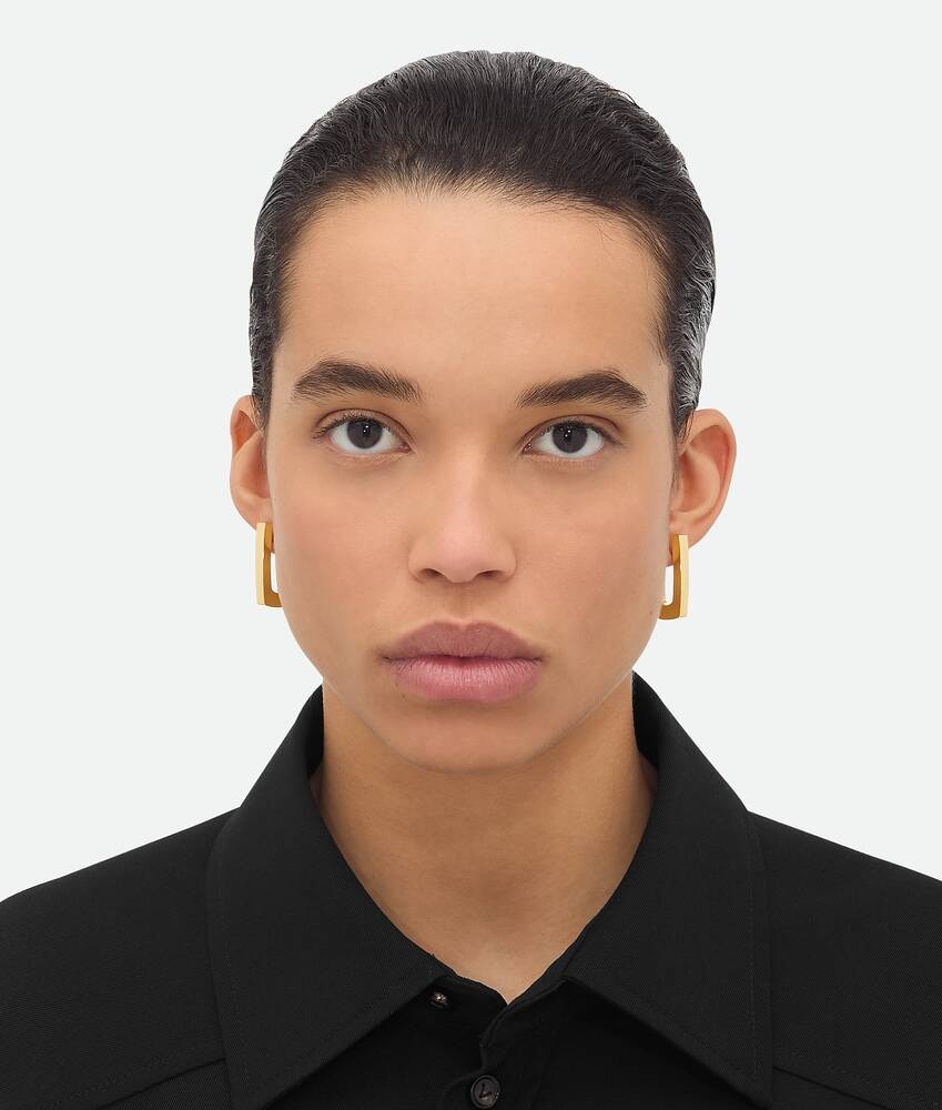 Bottega Veneta Pendientes Shape Hoop