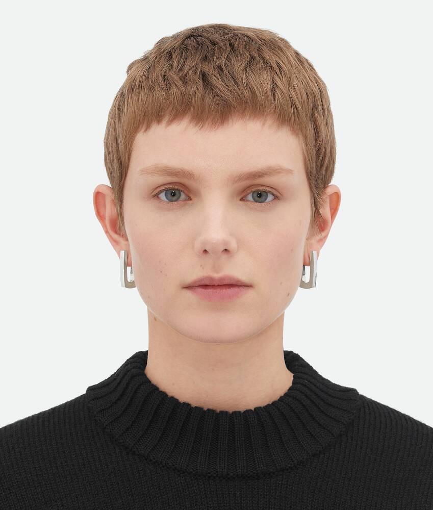 Bottega Veneta Pendientes Shape Hoop