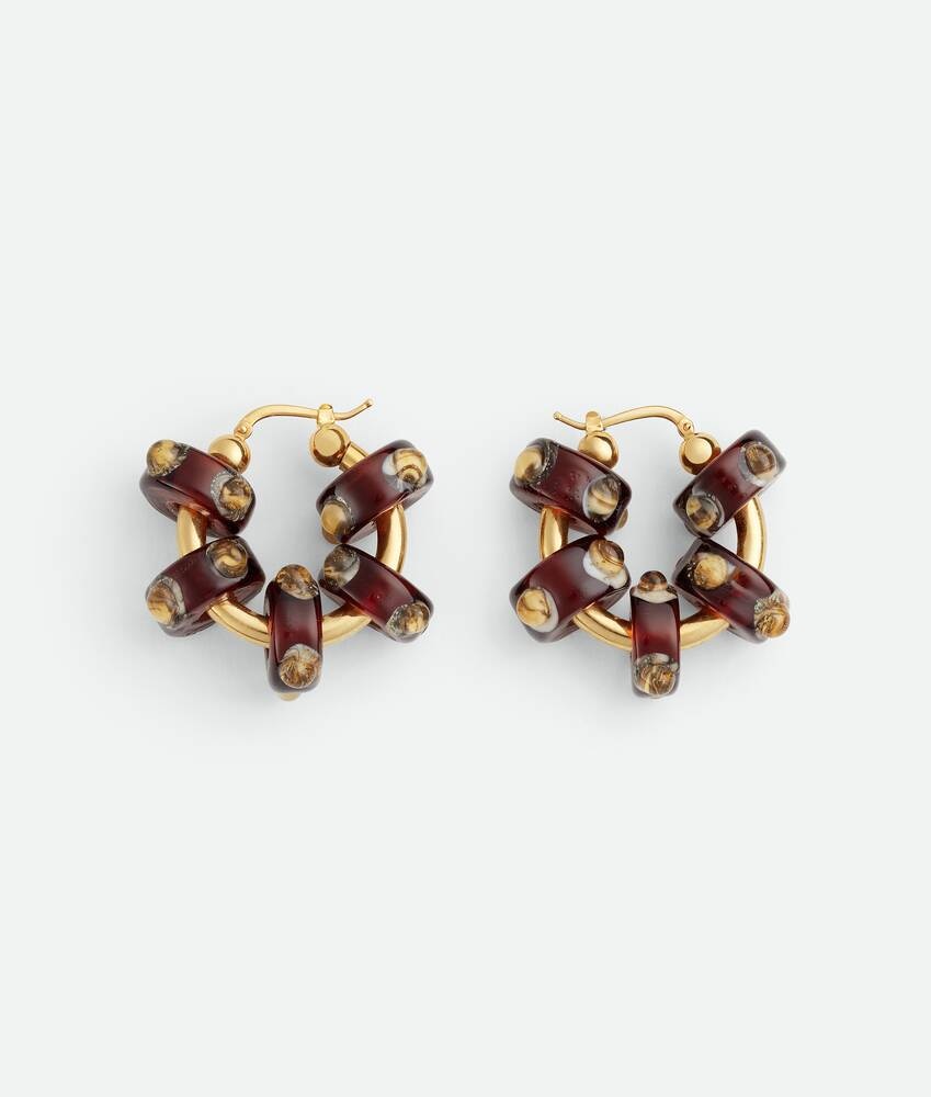 Bottega Veneta Pendientes Slice Glass