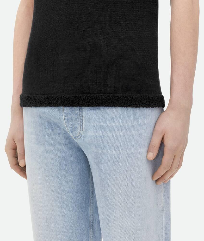 Bottega Veneta Polo De Lino Ligero Con Corte Slim