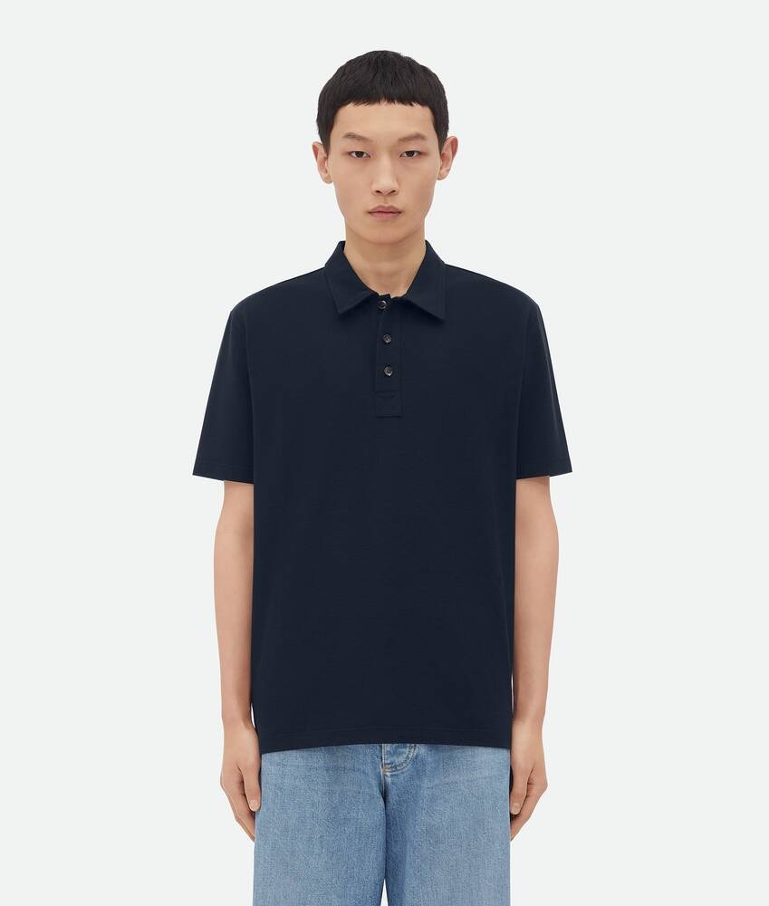 Bottega Veneta Polo de piqué de algodón ligero