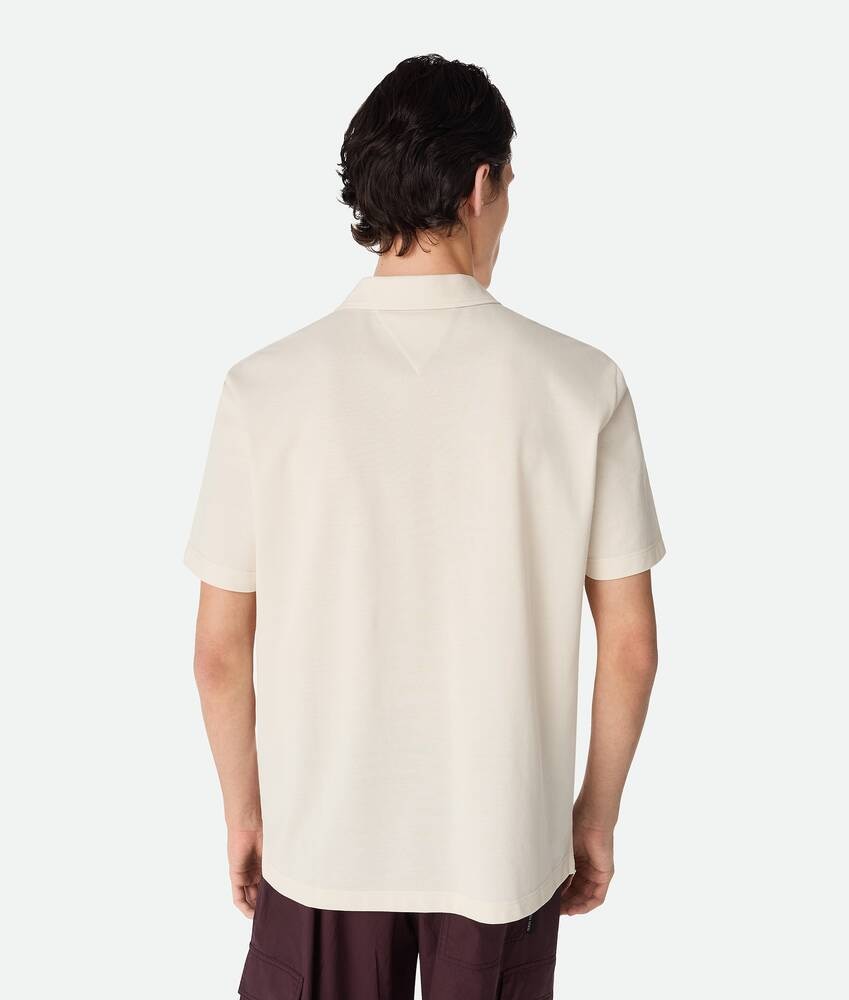 Bottega Veneta Polo De Punto De Algodón Fino
