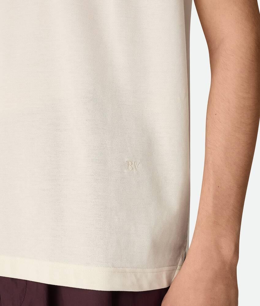 Bottega Veneta Polo De Punto De Algodón Fino