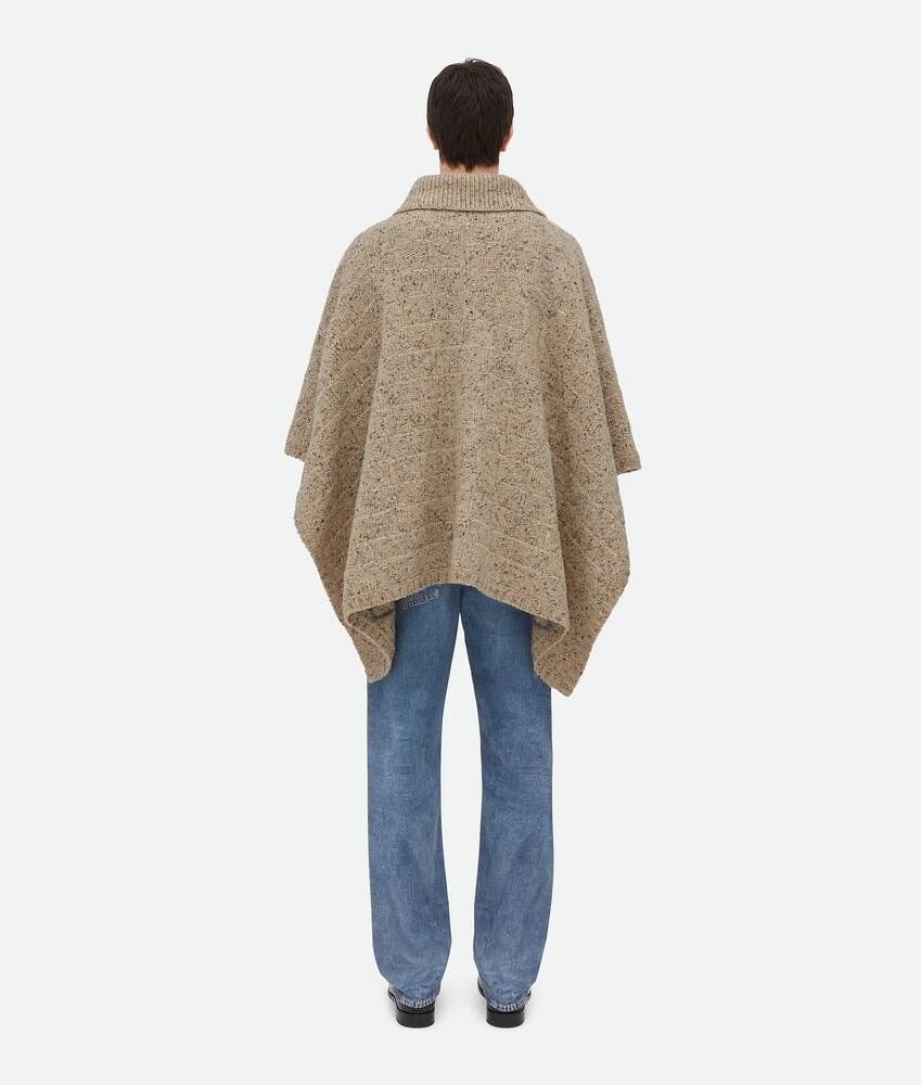 Bottega Veneta Poncho De Lana Diamond