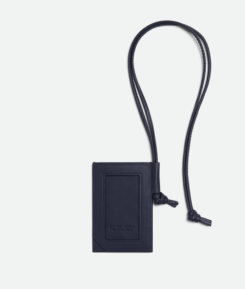 Bottega Veneta Portacredenciales Intrecciato Stamp